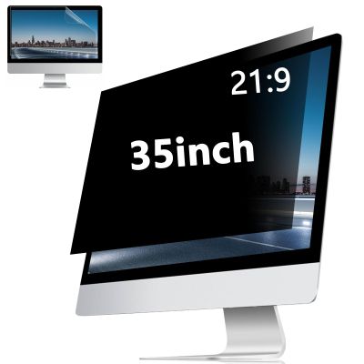 AIZYR 35 Inch Computer Monitor Privacy Screen Filter with 21:9 Ratio Anti-Glare Anti Scratch Screen Protector Privacy Shield(82X34.5cm)