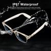 ASHATA G1Q2 Smart Audio Glasses, Bluetooth Open Ear, Blue Light Blocking, Hands Calling, Voice Assistant, Touch Control, IP67 Magnetic Frames view 3
