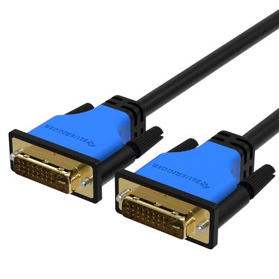 BlueRigger DVI to DVI Monitor Cable (35FT, 24+1 Dual Link, Digital Video Cable, Male to Male) - for Gaming, DVD, Laptops, HDTV and Projector
