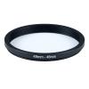 49mm Lens to 46mm Camera Lens Adapter 49mm to 46mm Step Down Ring Adapter Ring for All Brands of UV ND CPL, with Premium Lens Wiping Cloth 2 Pack (49mm-46mm) view 2