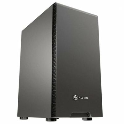 Alurin ATX Work Black Semi-Tower Case