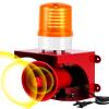 Saladulce 120dB Industrial Siren Alarm, IP55 Outdoor Sound and Light Alarm, Waterproof Siren with Light for Office, Home, Factory, Warehouse, Intruders, Emergency(110V) view 1