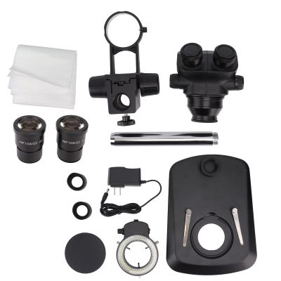 10X Binocular Compound Microscope, Binocular Stereo Microscope for Adults, Adjustable Brightness Digital Microscope with Light Source Eyepiece, 100240V(US Plug 100-240V)