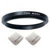 37mm Lens to 40.5mm Camera Lens Adapter 37mm to 40.5mm Step Up Ring Adapter Ring for All Brands of UV ND CPL, with Premium Lens Wiping Cloth 2 Pack (37mm-40.5mm) view 1
