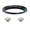 42mm Lens to 49mm Camera Lens Adapter 42mm to 49mm Step Up Ring Adapter Ring for All Brands of UV ND CPL, with Premium Lens Wiping Cloth 2 Pack (42mm-49mm) view 1