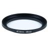 40.5mm Lens to 46mm Camera Lens Adapter 40.5mm to 46mm Step Down Ring Adapter Ring for All Brands of UV ND CPL, with Premium Lens Wiping Cloth 2 Pack (40.5mm-46mm) view 2