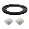 77mm Lens to 52mm Camera Lens Adapter 77mm to 52mm Step Down Ring Adapter Ring for All Brands of UV ND CPL, with Premium Lens Wiping Cloth 2 Pack (77mm-52mm) view 1