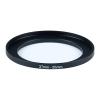 37mm Lens to 58mm Camera Lens Adapter 37mm to 58mm Step Down Ring Adapter Ring for All Brands of UV ND CPL, with Premium Lens Wiping Cloth 2 Pack (37mm-58mm) view 2