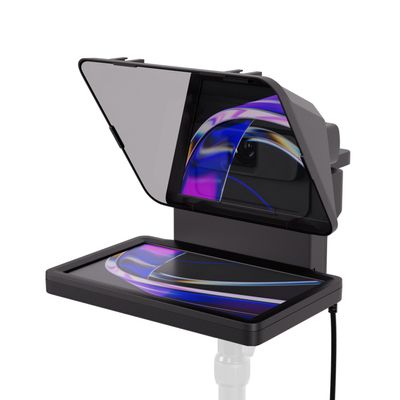 Elgato Prompter  Teleprompter with Built-in Screen for YouTube, Twitch, Zoom and More, 1080 pixels, Supports DSLR/Webcam/Smartphone, Drag & Drop Monitor Display, Works with Mac/PC & Stream Deck