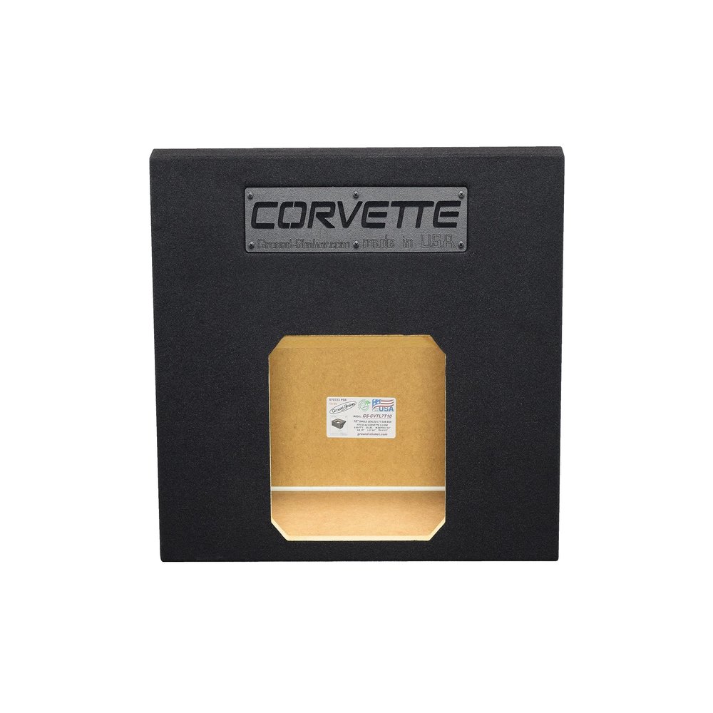 1997-2004 Chevy Corvette C5/Z06 10" Single L7T Sub Box Subwoofer Enclosure Custom Car Audio Speaker Box