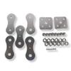 Big Jeff Audio Single 6 Yinlong Cell Bank Lug Style Polished Aluminum Bus Bars with Hardware view 1