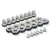 Big Jeff Audio Single 6 Yinlong Cell Bank Lug Style Polished Aluminum Bus Bars with Hardware view 4