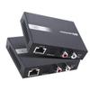 Cable Matters 990ft Extra Long Range Audio Over Ethernet Adapter Kit with Built-in Digital to Analog Converter(DAC), Support Optical Audio Toslink, L/R RCA (AudioExtender Over Cat5e/Cat6 Adapter) view 1