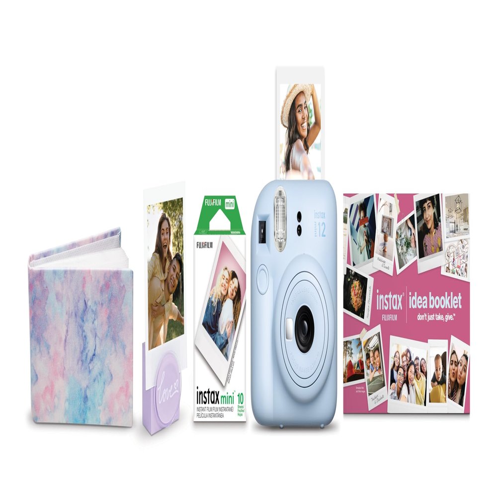 Fujifilm Instax Mini 12 Blue Holiday Bundle 2023