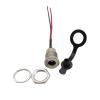 10Pcs DC-099 2.1x5.5mm DC Power Socket Female Jack Panel Mount Connector Adapter with 20AWG Electronic Wires and wat/erp/;ro/ofW Cap(20CM) view 3