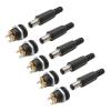 5.5 x 2.1mm 12V 3A DC022 Plastic Male Plugs Female Socket Panel Mount Jack 5.5 * 2.1mm DC Power Connectors Electrical Supplies(1pair) view 1