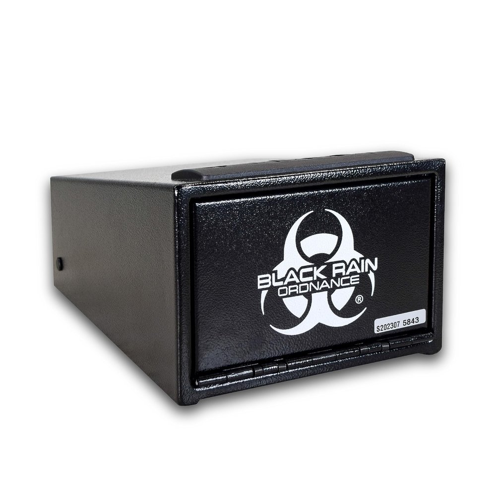 BLACK RAIN ORDNANCE Portable Digital Password & Key Access Security Safe (Black)