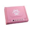 Black Rain Ordnance Gun Safe for Handguns, w/Biometric Fingerprint or Keypad Lock, Hardened Steel Lock Box for Home, Bedside, & Vehicle (Pink) view 1