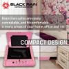 Black Rain Ordnance Gun Safe for Handguns, w/Biometric Fingerprint or Keypad Lock, Hardened Steel Lock Box for Home, Bedside, & Vehicle (Pink) view 2