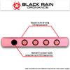 Black Rain Ordnance Gun Safe for Handguns, w/Biometric Fingerprint or Keypad Lock, Hardened Steel Lock Box for Home, Bedside, & Vehicle (Pink) view 3