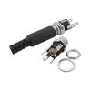 100Pair 5.5mm x 2.1mm DC Power Male pl;/UG Connector DC-025M 5.5x2.1mm DC Supply Female Panel Mount Socket Jack Adapter view 2