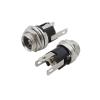 100Pair 5.5mm x 2.1mm DC Power Male pl;/UG Connector DC-025M 5.5x2.1mm DC Supply Female Panel Mount Socket Jack Adapter view 3