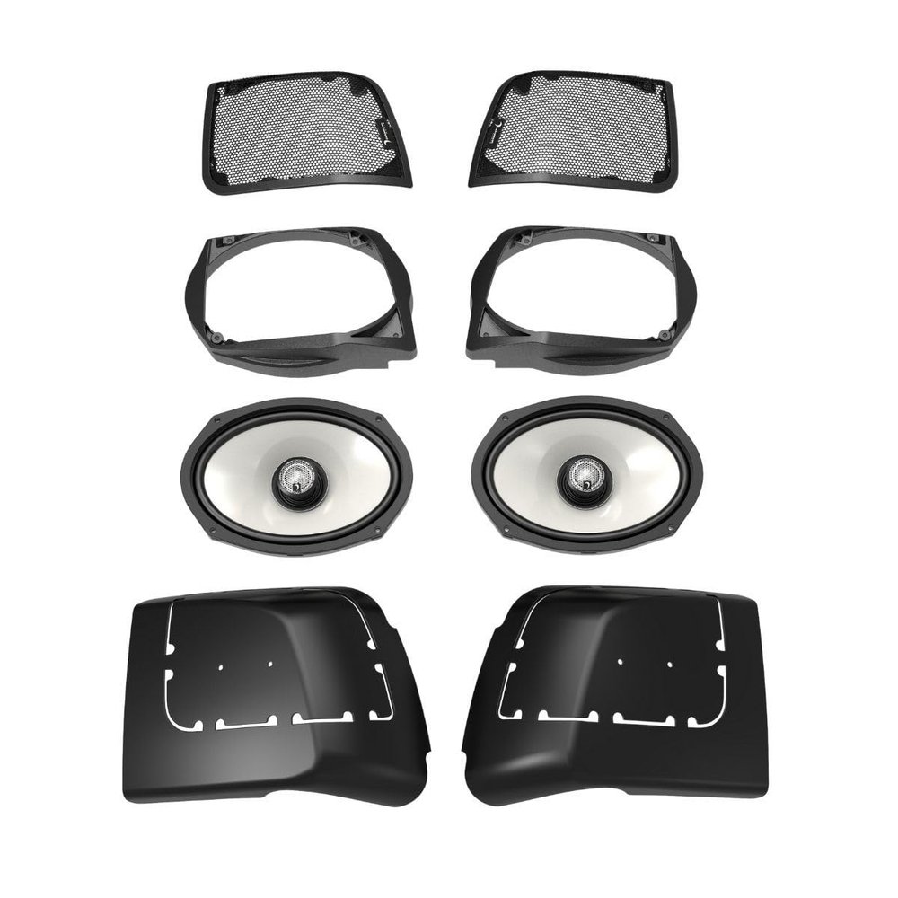 Diamond Audio MSHXM692LK Cut-in Lid Kit with Speaker Set for 2014+ Harley-Davidson Models