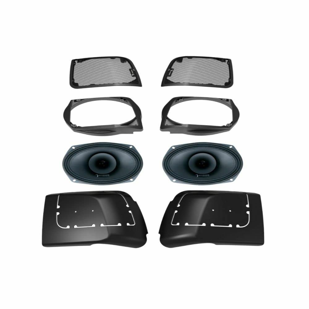 Diamond Audio MSMP692LK Cut-in Lid Speaker Kit with MSMP692 Speakers for 2014+ Harley-Davidson Models