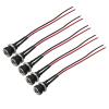 5Pcs DC-022B 5.5x2.1mm DC Power Female Socket Jack Panel Mount Wire Cable Connector Adapter 2 Pin Solder 20AWG Electronic Wires(15CM) view 1