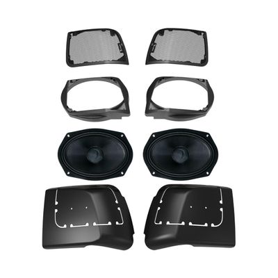 Diamond Audio 2014+ Touring Motorcycle Cut-in Lid Kit with Speaker Set (MSMS692LK)