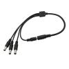 5.5x2.1mm 1 Female to 4 Male pl;/UG DC Power Splitter Cable Extension Connector Adapter Fit Compatible CC/TV Security Camera .L-ED Strip Light view 4