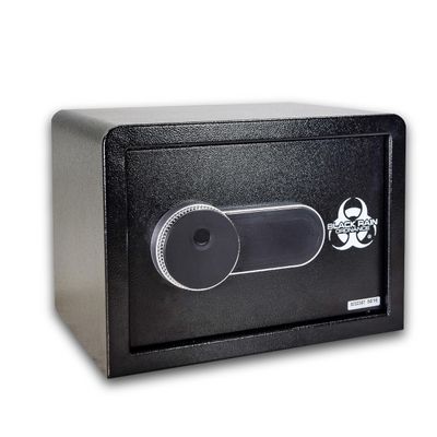 BLACK RAIN ORDNANCE Biometric Security Safe w/Key & Fingerprint Access (Black)