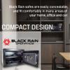 BLACK RAIN ORDNANCE Biometric Security Safe w/Key & Fingerprint Access (Black) view 2