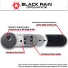 BLACK RAIN ORDNANCE Biometric Security Safe w/Key & Fingerprint Access (Black) view 3