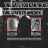 BLACK RAIN ORDNANCE Biometric Security Safe w/Key & Fingerprint Access (Black) view 4