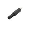 3.5mm x 1.3mm DC Power Male pl;/UG Solder Type Adapter Black Plastic 3.5 * 1.3mm DC Plugs Supply Jack Straight Terminals Connector(2Pcs) view 2