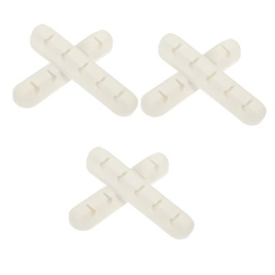 Gatuida 6pcs Holder Self-Adhesive Wire Organizer for Desk Wall Slot Design for Efficient Cable Storage Easy Peel and Stick Installation Versatile Adhesive for Various