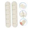 Gatuida 4pcs Clips Self-Adhesive Wire Holder for Desk Wall Organize Charging and Data Cables Strong Adhesive for Storage view 4