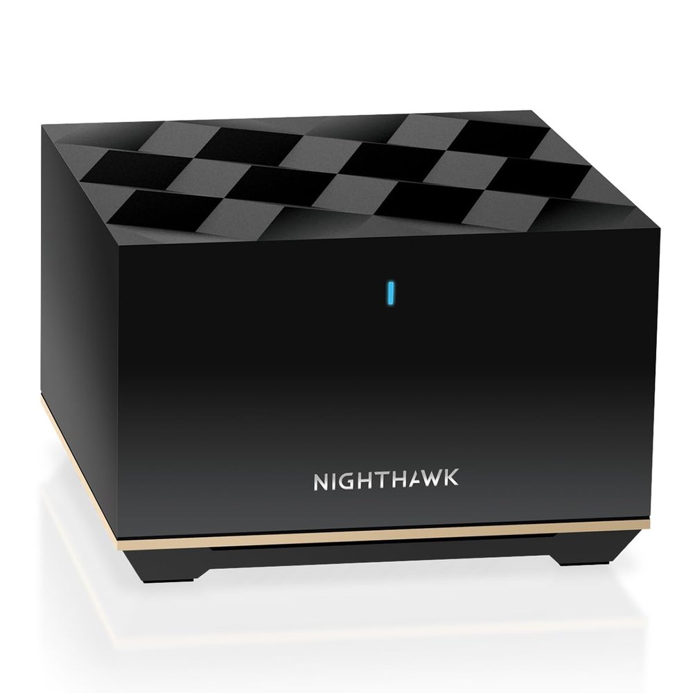 NETGEAR Nighthawk Tri-Band Whole Home Mesh WiFi 6E Add-on Satellite (MS90)  Works with Your Nighthawk MK93S System - Adds Up to 2,500 sq. ft. Coverage - AXE5700 (Up to 5.7Gbps)