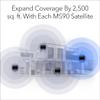 NETGEAR Nighthawk Tri-Band Whole Home Mesh WiFi 6E Add-on Satellite (MS90)  Works with Your Nighthawk MK93S System - Adds Up to 2,500 sq. ft. Coverage - AXE5700 (Up to 5.7Gbps) view 2