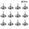 Healeved Adjustable M8 Threaded Furniture Leveling Feet 1.57 Inch Round Base Foot Pads for Chairs Tables Sofas Floor Protection and Stability view 2