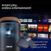 ASUS ZenBeam L2 Portable Projector 1080P Full HD, Smart Projector 960 LED Lumens, Small Outdoor Projector with Wifi, 10W Bluetooth Speaker and Android TV Box, Wireless Projector 3.5H Built-In Battery view 4