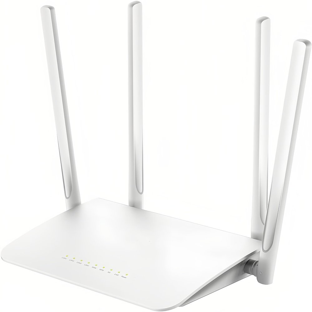 Cuifati AC1200 Router (Archer A54) Dual Band Internet Router, 4 x 10/300 Mbps Fast Ethernet Ports, Supports Guest, Access Point Mode, IPv6 and (Quad Antenna Router