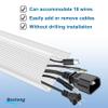 Cable Management Under Desk J Channel - Neat and Easy Cord Organization Solution view 4