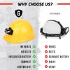 GREERRIDE Rechargeable Hard Hat Light - Headlamp for Keeping Hands Free view 4