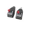 10Pcs/lot 5.5x2.1mm DC Power Male Female pl;/UG Jack Adapter No-Screws Press-Type Terminals Wire Connector Fit Compatible 3528/5050 .L-ED Strip(10 Male) view 4