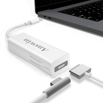 Answin Mag-Safe to USB C Adapter, USB C to Mag-Safe 1 & 2 Charging Connector Adapter Compatible for iPhone 15, M1/M2 MacBook, MacBook Air, MacBook Pro 13'', iPad with USB Type-C