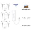 Answin Mag-Safe to USB C Adapter, USB C to Mag-Safe 1 & 2 Charging Connector Adapter Compatible for iPhone 15, M1/M2 MacBook, MacBook Air, MacBook Pro 13'', iPad with USB Type-C view 4