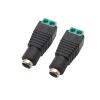 5.5x2.1mm DC Power Male Female Connector Fit Compatible Single Color .L-ED Strip Light CC/TV Camera 5.5 * 2.1mm pl;/UG Jack Socket Adapter(2 Female) view 1