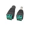 5.5x2.1mm DC Power Male Female Connector Fit Compatible Single Color .L-ED Strip Light CC/TV Camera 5.5 * 2.1mm pl;/UG Jack Socket Adapter(2 Female) view 3